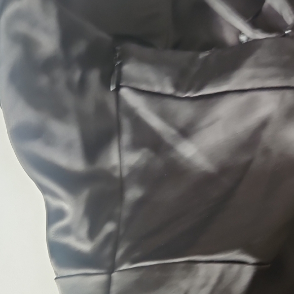 Forever 21 Black Satin Mini Dress - Picture 9 of 11